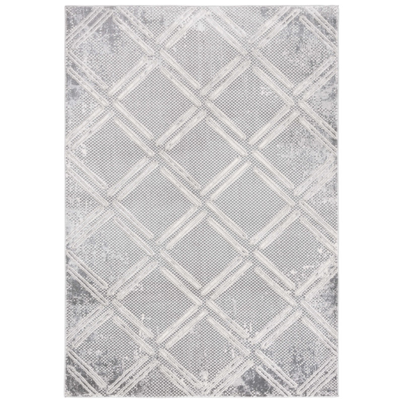 Jhaban Performance Geometric Rug, Runner 2' x 8'
