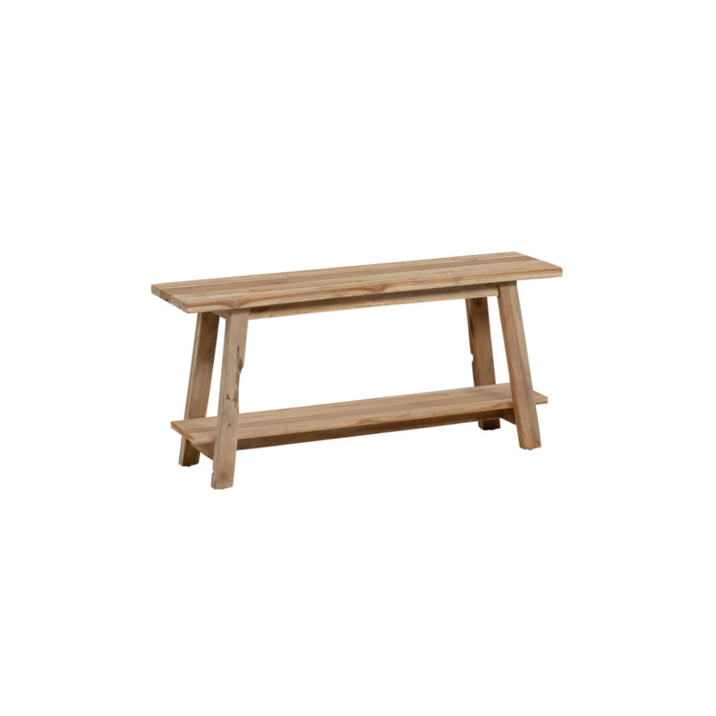 Safara Solid Wood Storage Bench, 22" H x 39" W x 13" D