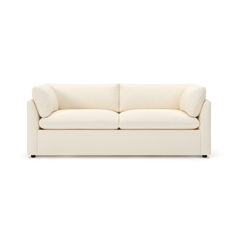Canapé rembourré 86 po Kallie, Chenille Crypton® coquille d'œuf Nomad