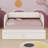 Velvet Upholstered Daybed With Pop Up Trundle-88244015