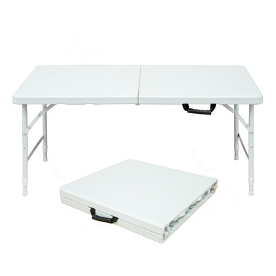 Table pliante portative 4 pi 4 po poids pliable intérieur et extérieur 135 kg