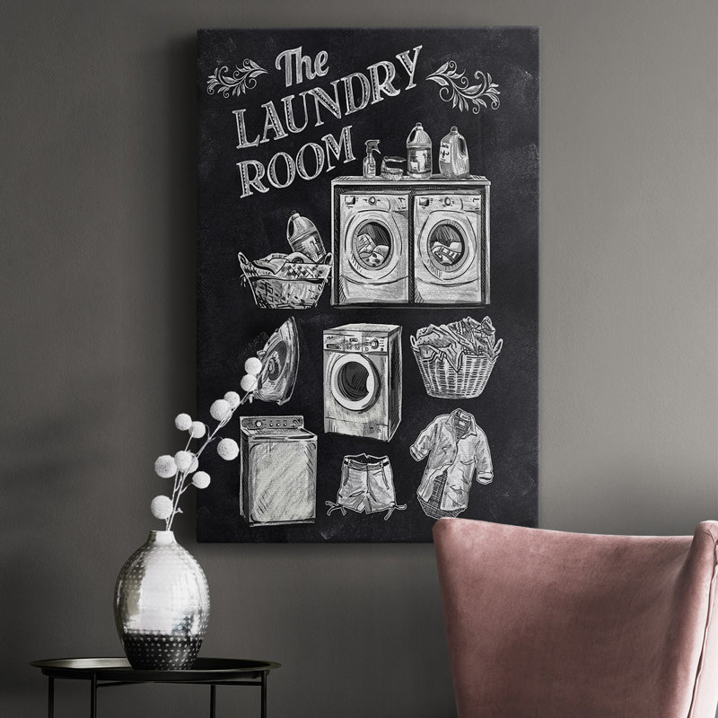 " Laundry Room ", 27" H x 18" W x 1.5" D