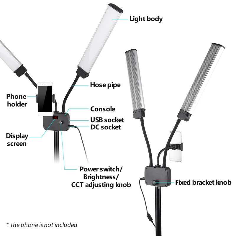 Plug-in Table Picture Light