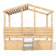 Lits pour enfants peu encombrants avec rangement, chambre d'enfant simple en bois aggloméré en bois aggloméré