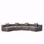 Canapé modulaire courbé Chenille-754191003-754191002