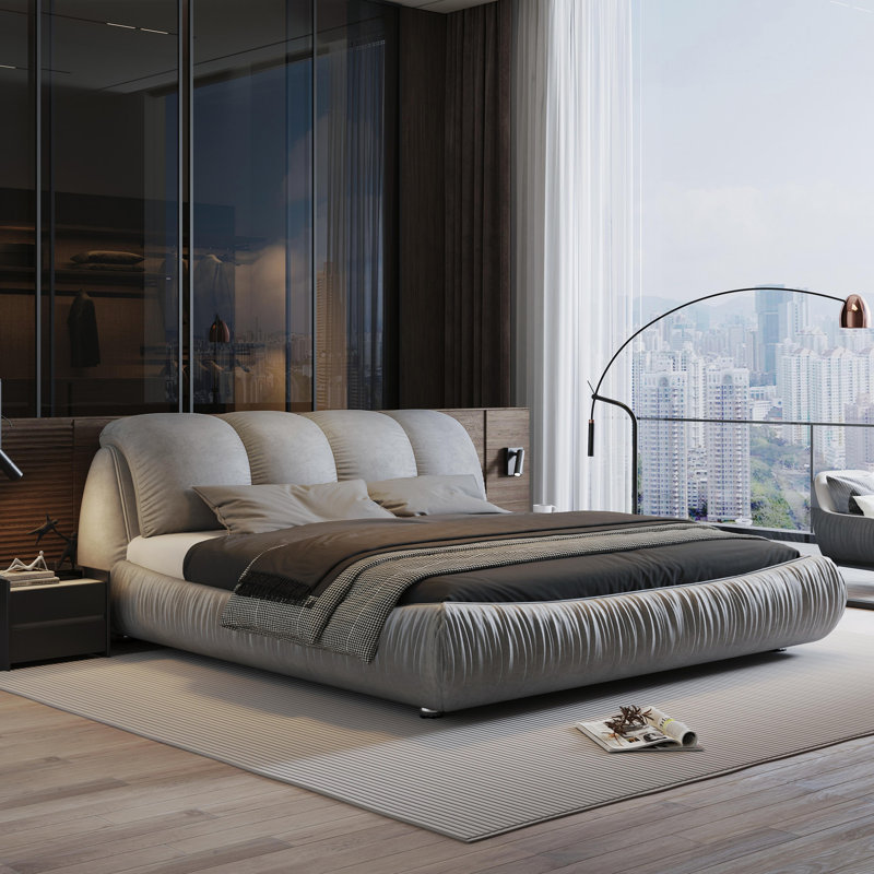 Kierran Upholstered Platform Bed, King