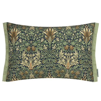 Snakeshead Indoor / Outdoor Floral Rectangular Throw Pillow Cover