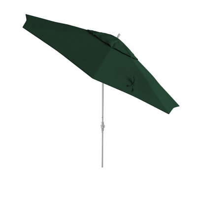 Parasol de patio blanc mat 11 pi.