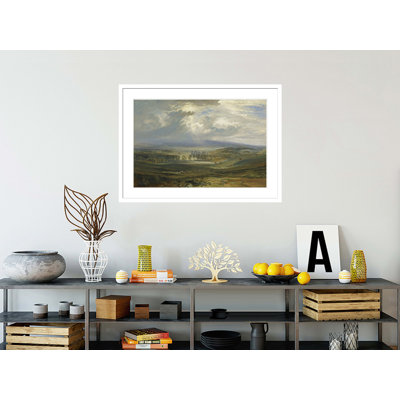 Château de Raby, siège du comte de Darlington, 1817 par Joseph Mallord, William Turner, impression giclée encadrée