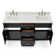 Hamlet 67'' Double Bathroom Vanity with White Quartz Top