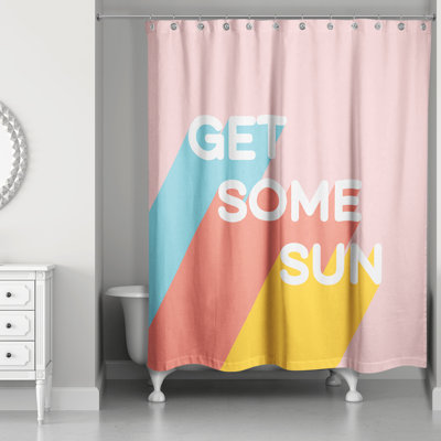 Rideau de douche simple Darby