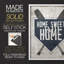 Impression encadrée Home Sweet Home Base - bois massif-439792538-439792512