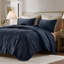 Ensemble de courtepointe en velours de trois articles Harper-203885503-203885504