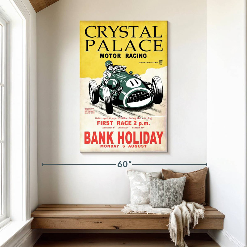 Sireci Crystal Palace Racing II, 48" H x 32" W
