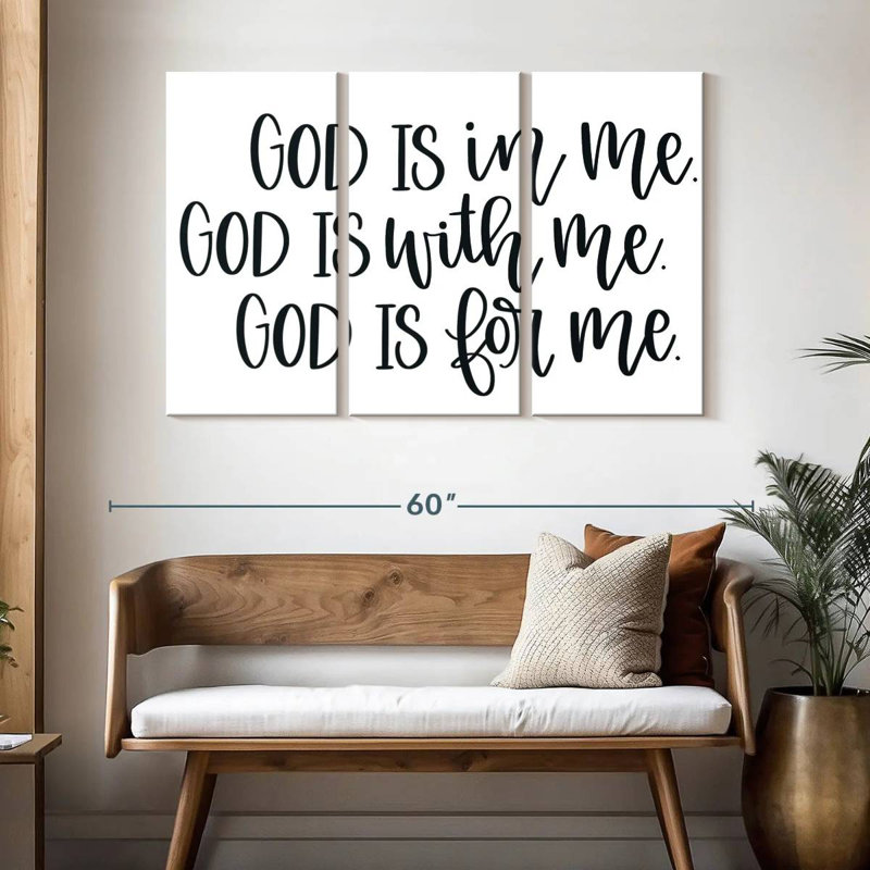 Tergel God Is, 32" H x 50" W