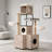 63" Cat Tree with Litter Box Enclosure and Scratching Posts