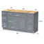 Base de meuble-lavabo simple 54 po seulement-95069385