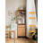 Solid Beech Pantry Cabinet with Sintered Stone Top, Slim & Tall Design