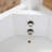 Vanity Stool Makeup Bench Dressing Stool With Cushion And Solid Legs,White