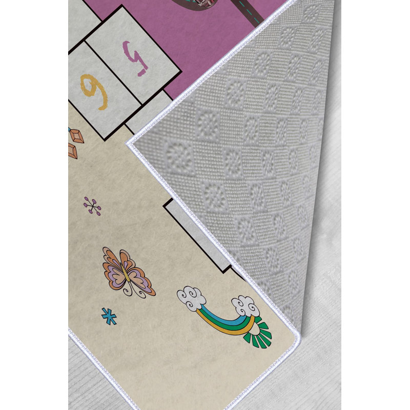 Premium Hall Carpet, 3D Digital Printed, 3.3 x 6.6 ft | 100% Polyester, 650 g/m² | Antibacterial, Non-Slip Underside, Pile Height: 0.3 in | Machine Washable, Perfect for High-Traffic Areas, Stylish & Durable Design