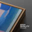 «Abstract Colorful Strokes Vibrant», impression sur toile encadrée sur toile-94585922-94585919