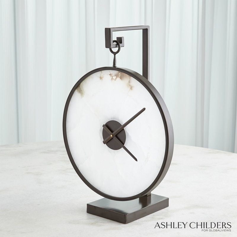 Anya Clock-Black/Bronze