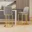 Ensemble de 2 chaises de bar de style moderne avec un design simple et des tabourets hauts confortables-190719461