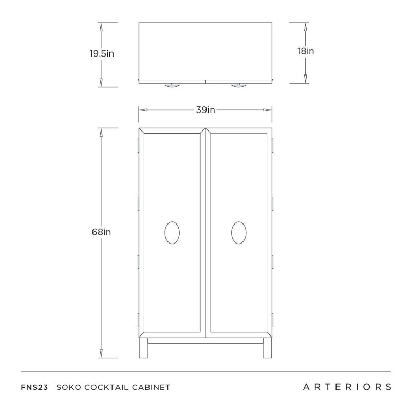 Soko Cocktail Cabinet