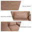 Canapé modulaire à assise profonde modulaire, Varnam-1025701476
