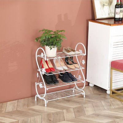 4 Pair Shoe Storage Cabinet