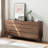 Simple Walnut Solid Wood Accent Chest.-122808124