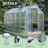Aoodor Aluminum Walk-In Greenhouse with Polycarbonate Panels-87292389-95996360
