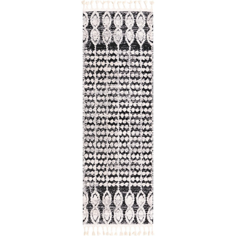 Brohdy Moroccan Indoor Rug, Runner 2' x 6'
