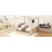 Wooden Canopy Bed with Storage Drawers-2097561014-2097561016