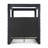 Jittender Luxurious Velvet Upholstered Canopy Bed with Speaker & USB  Connection-75619029-75619026
