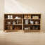 Buffet moderne en bois avec éclairage à DEL et prises de courant modernes pour un rangement polyvalent-1053870609