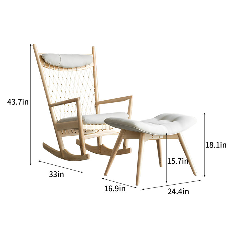 Solid Wood Rocking Chair