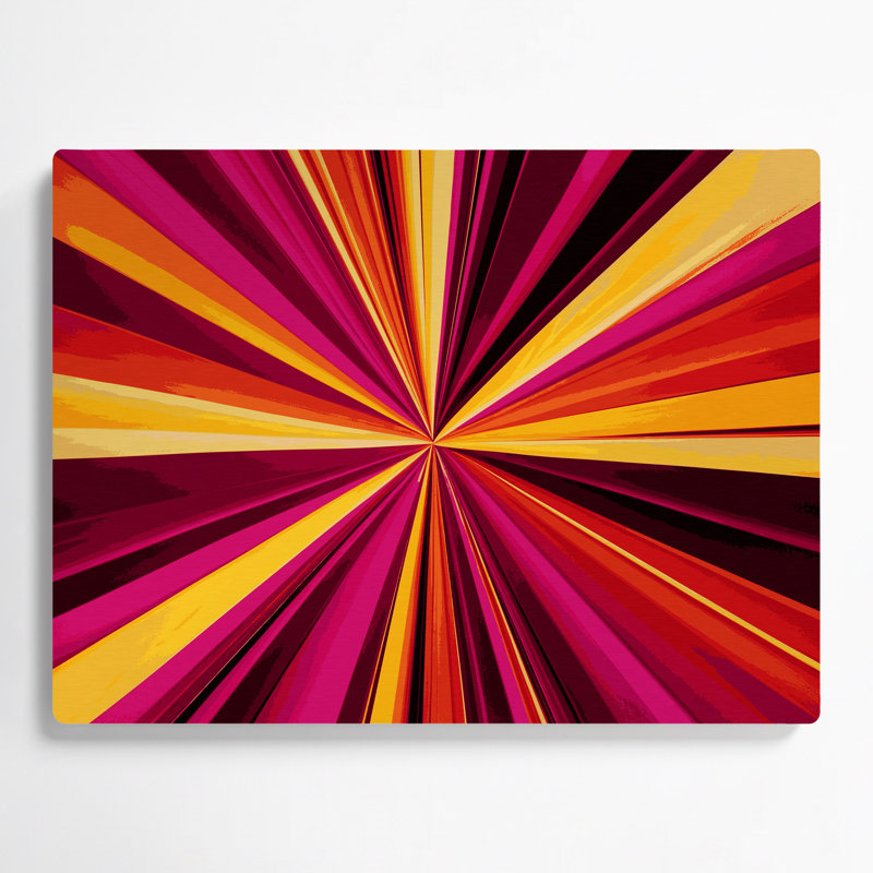 Art mural rigide en métal rouge 25, H 20 po x l 30 po