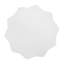 Table d'appoint antique blanche, béton léger, ensemble de 19 po et table élégante