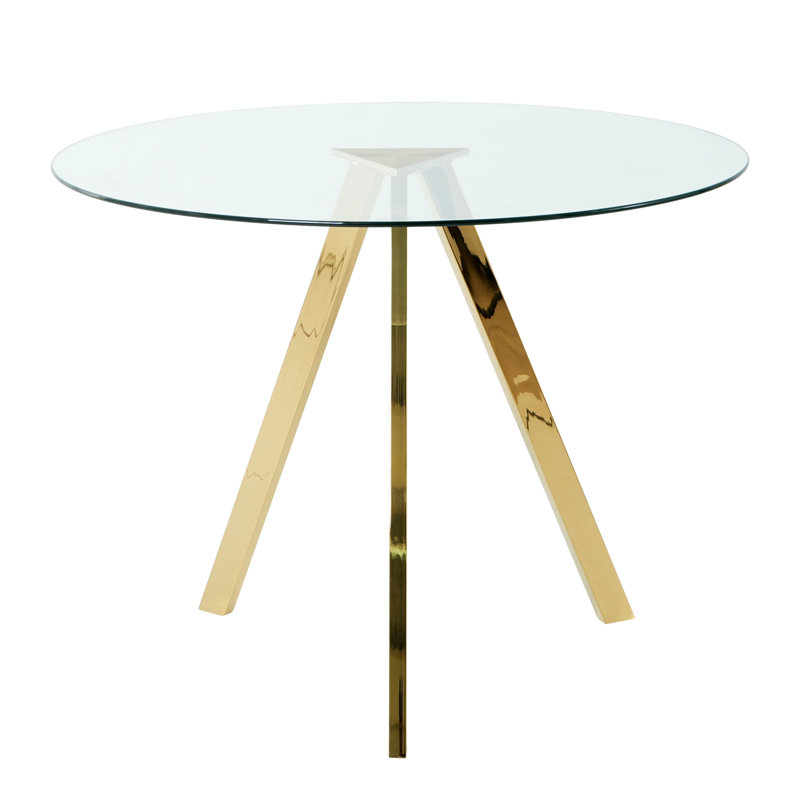 Table de salle à manger Modern Kitchen, Argent argent, 29.5"H x 39.2"L x 22.8"W