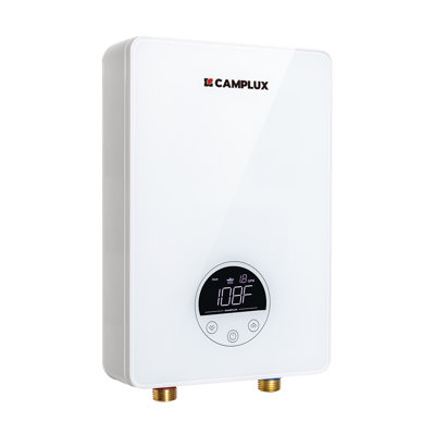 CAMPLUX 1.8 GPM Tankless Electric Water Heater 6kW 240V, White