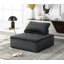 Canapé modulaire en U en velours noir 6 places Aveline-260794411