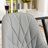 Chardee Upholstered Dining Chairs Faux Leather Waterproof Side Chair With Metal Frame-677716635