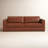  91'' Top Grain Genuine Leather Sofa-21132239