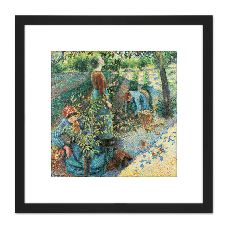 Camille Pissarro Apple Picking by Camille Pissarro - Single Picture Frame Painting