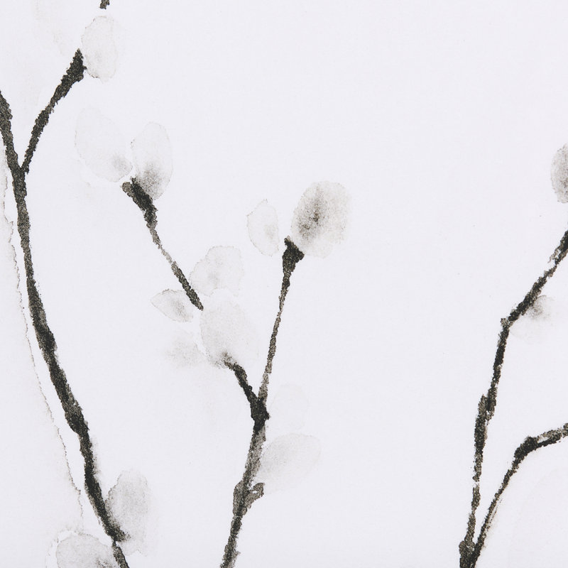 «Snow Greetings I» par Panpan, reproduction d'art encadrée sous verre, H 63 po x l 43 po x P 1,63 po