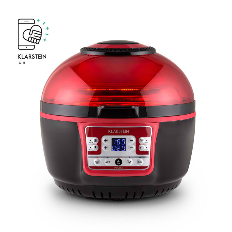 Klarstein VitAir 1L Air Fryer, Red/Black