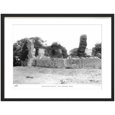 Beeston Regis, the Priory 1894 1 Piece Single Picture Frame Wall Art