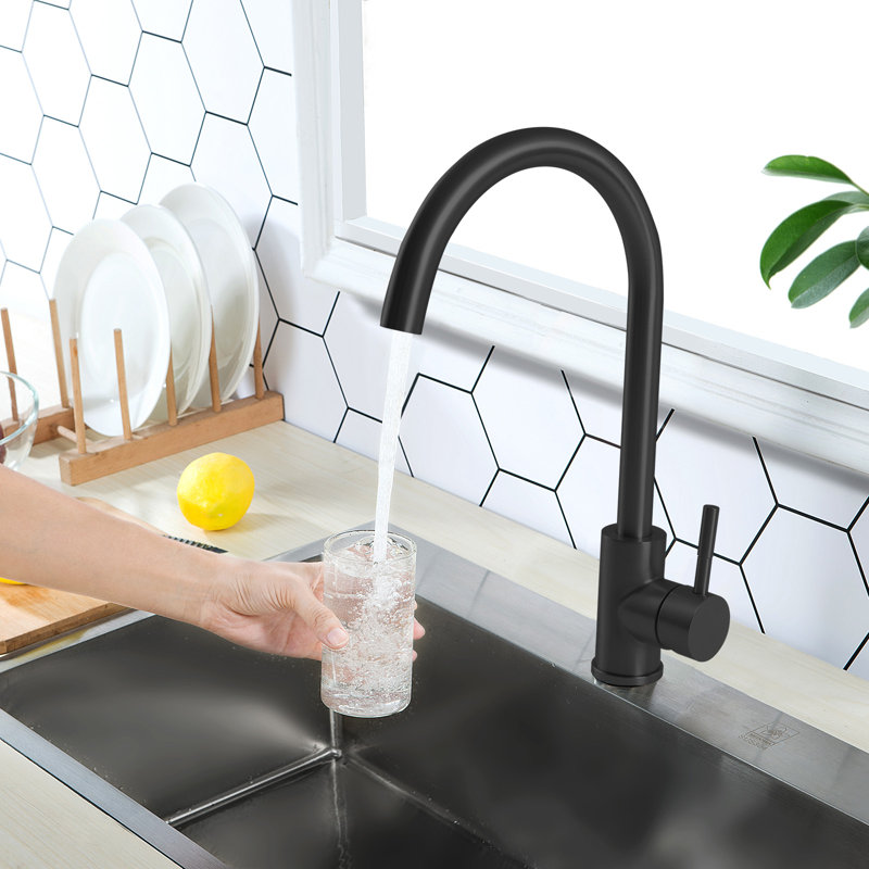 Lordear Kitchen Faucet, Matte Black