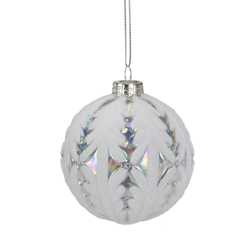 Ornement de Noël 3,25 "transparent
